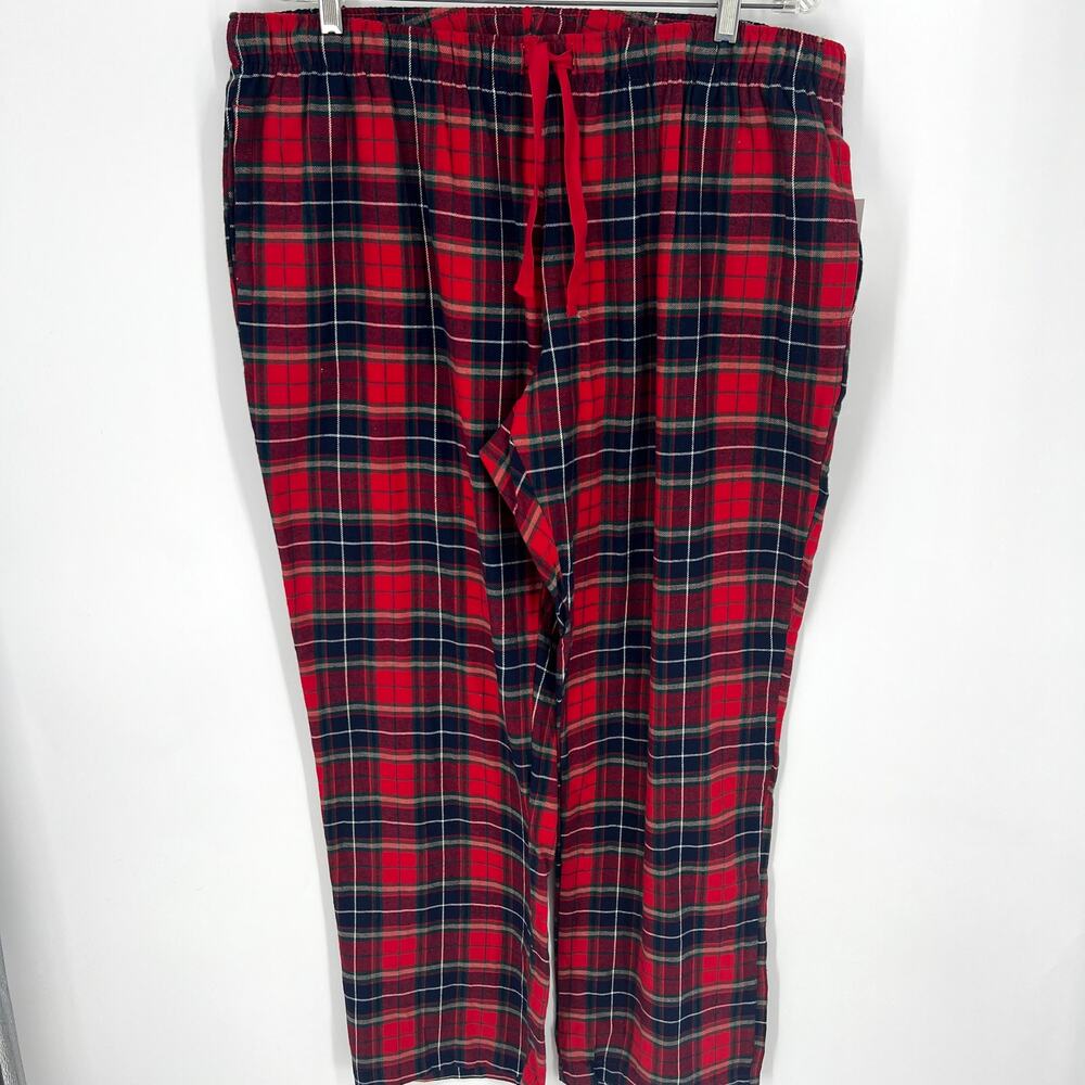Old Navy Plaid Flannel Unisex Sleep Lounge Pants Red, Blue, Green NEW Size XL